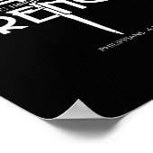 Strength And Nail Cross Bible Verse Christian  ポスター (角)