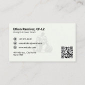 Strength Coach | Luxury Fitness 名刺 (裏面)