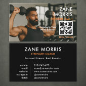 Strength Coach Photo QR Code 名刺