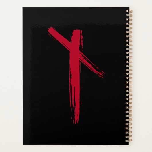 Strength Comes From Within Reindeer プランナー手帳 (裏面)