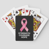Strength Courage Hope – Cancer Awareness Survivor  トランプ (裏面)