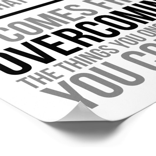 Strength Doesn't Come From What You Can Do ポスター (角)