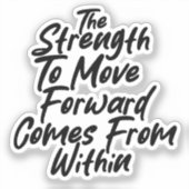 Strength From Within Mindset シール (正面)