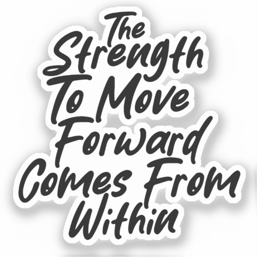 Strength From Within Mindset シール (正面)