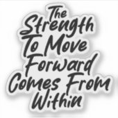 Strength From Within Mindset シール (正面)