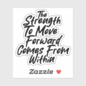 Strength From Within Mindset シール (シート)