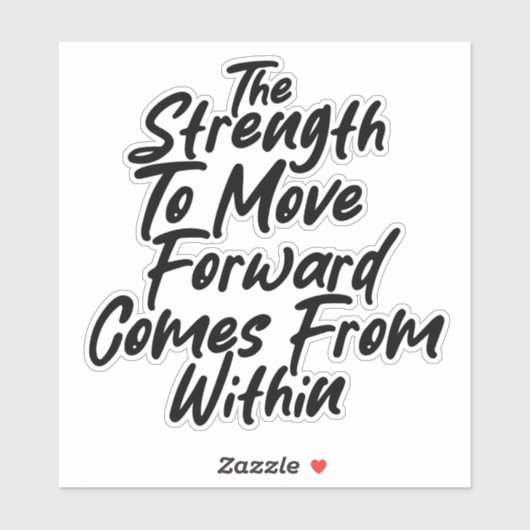 Strength From Within Mindset シール (シート)