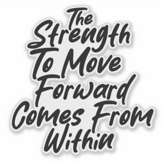 Strength From Within Mindset シール (正面)