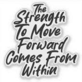 Strength From Within Mindset シール (正面)
