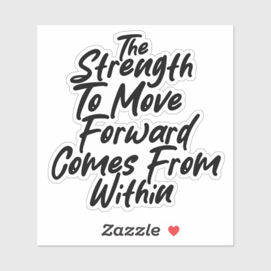 Strength From Within Mindset シール (シート)