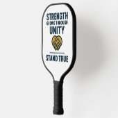 Strength grows through unity stand true prompt ピックルボールラケット (左)