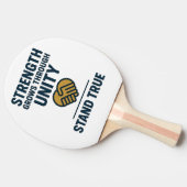 Strength grows through unity stand true prompt 卓球ラケット (横)