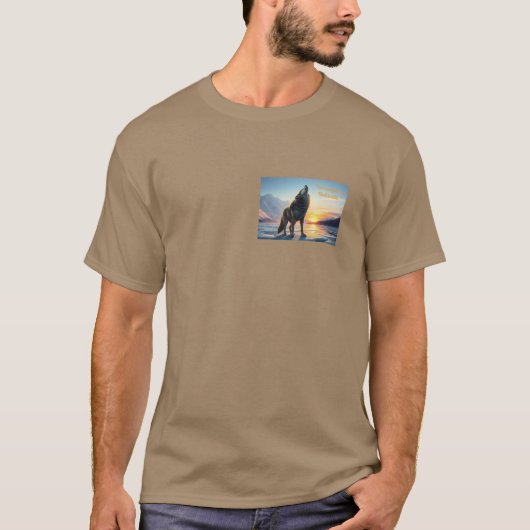 "Strength in Solitude." Tシャツ (正面)