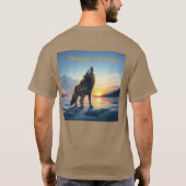 "Strength in Solitude." Tシャツ (裏面)