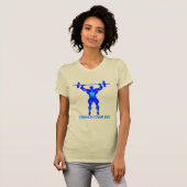 Strength Over Ego - Bodybuilding and Powerlifting Tシャツ (正面フル)