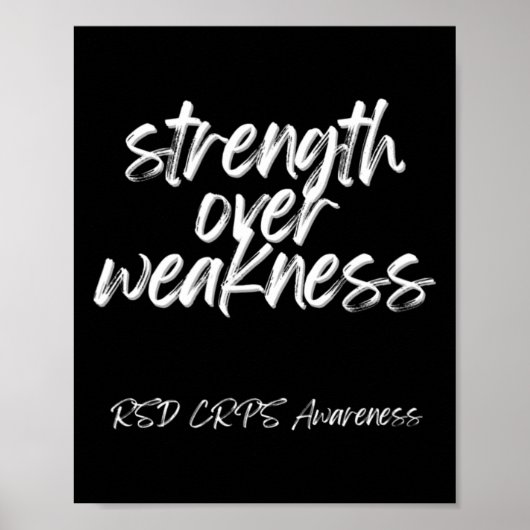 Strength Over Weakness - Rsd Crps Awareness  ポスター (正面)