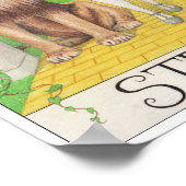 Strength tarot card ポスター (角)