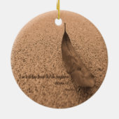 Strength Through Christ Phil 4:13聖なる書物、 経典 セラミックオーナメント (裏面)