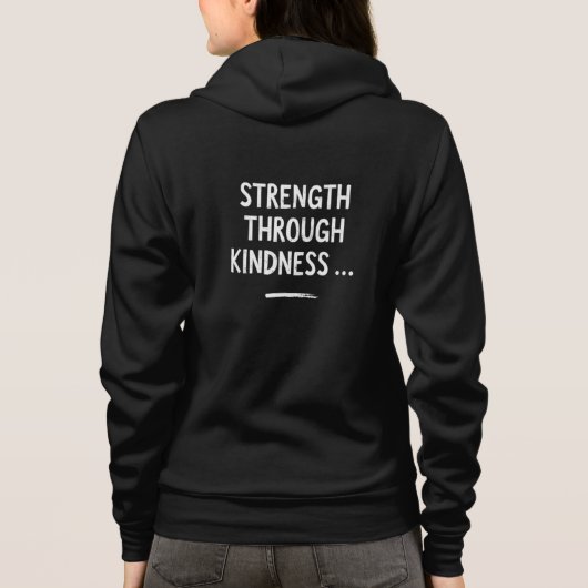 Strength Through Kindness パーカ (裏面)