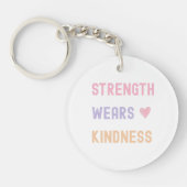 Strength Wears Kindness port key キーホルダー (正面)