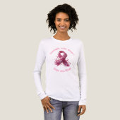 Strength with Grace – Breast Cancer Awareness トライブレンドTシャツ (正面全体)