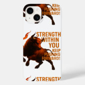 STRENGTH WITHIN YOU KEEP PUSHING FORWARD Case-Mate iPhoneケース (裏面)