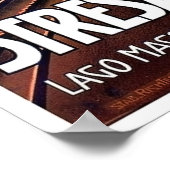 Stresa-Mottarone電気鉄道，イタリア，ヴィンテージ ポスター (角)