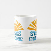 Stress Free Zone コーヒーマグカップ (中央)