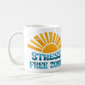 Stress Free Zone コーヒーマグカップ (左)