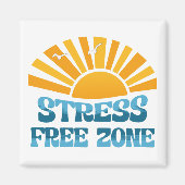 Stress Free Zone マグネット (正面)