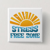 Stress Free Zone 缶バッジ (正面)