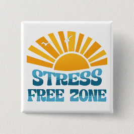 Stress Free Zone 缶バッジ