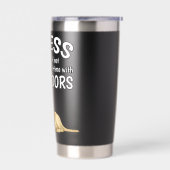 Stress Is Caused Funny Labrador Yellow Lab Gift La 保温保冷タンブラー (左面)