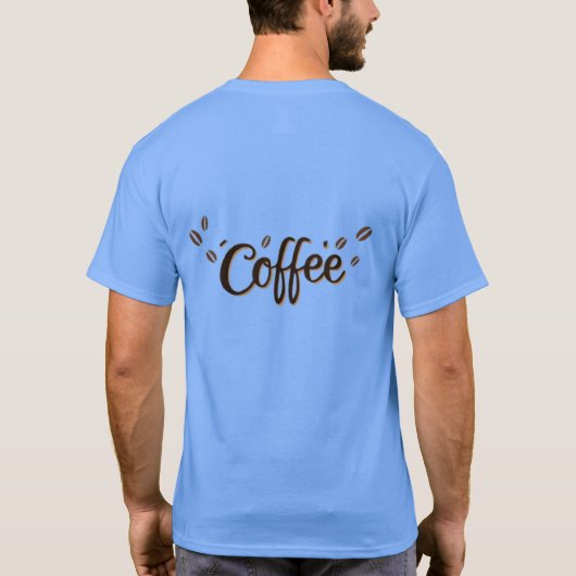 Stress is combated with coffee tシャツ (裏面)