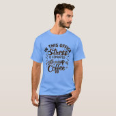 Stress is combated with coffee tシャツ (正面フル)