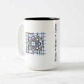 Stress → Strain → Coffee | Mechanical Engineer Mug ツートーンマグカップ (正面左)