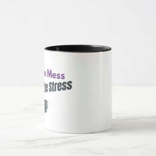 Stress Survivor Mug – Funny Resilience Gift マグカップ (中央)