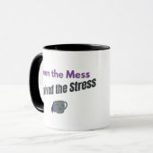 Stress Survivor Mug – Funny Resilience Gift マグカップ (正面左)