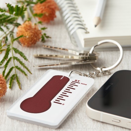 Stress Thermometer Keychain キーホルダー (正面右)
