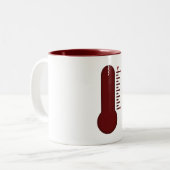 Stress Thermometer Mug ツートーンマグカップ (正面左)