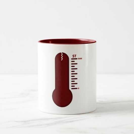 Stress Thermometer Mug ツートーンマグカップ (中央)