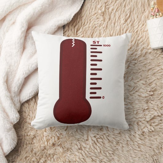 Stress Thermometer Pillow クッション (ブランケット)
