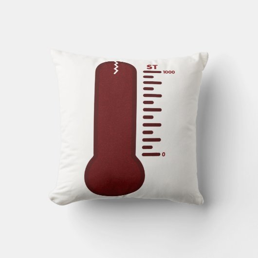 Stress Thermometer Pillow クッション (正面)