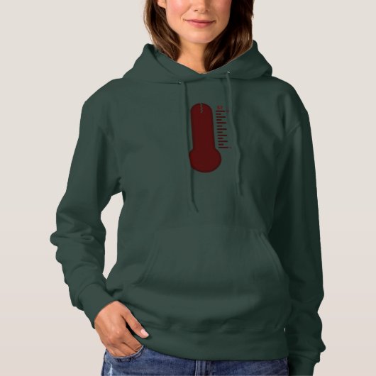 Stress Thermometer Women's Hoodie パーカ (正面)