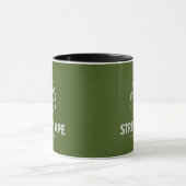 Stressed Ape Studios Green Logo マグカップ (中央)