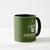 Stressed Ape Studios Green Logo マグカップ (正面右)
