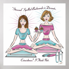 Stressed BackwardsはDessertsポスター ポスター