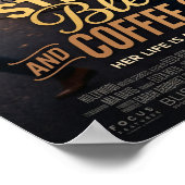 stressed blessed and coffee obssesed ポスター (角)
