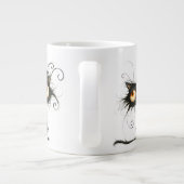 Stressed Cat I'm Fine It's Fine Everything's Fine ジャンボコーヒーマグカップ (裏面)