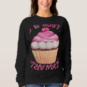 Stressed Is Just Desserts Backwards  Cupcake スウェットシャツ (正面)